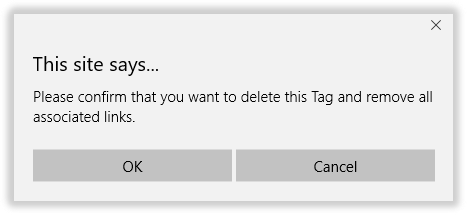 The 'Edit Tag' window